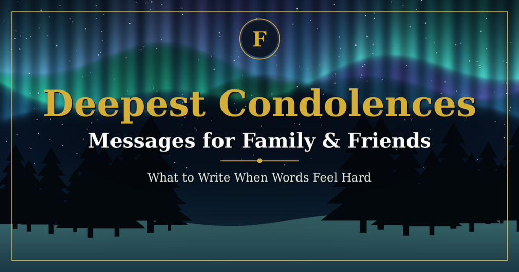 In loving memory, rest in peace messages with golden light rays and birds in the sky